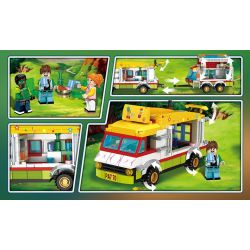 PanlosBrick 662006B Panlos Brick 662006B non  CHUYẾN XE DÃ NGOẠI THÚ VỊ bộ đồ chơi xếp lắp ráp ghép mô hình City Thành Phố 412 khối