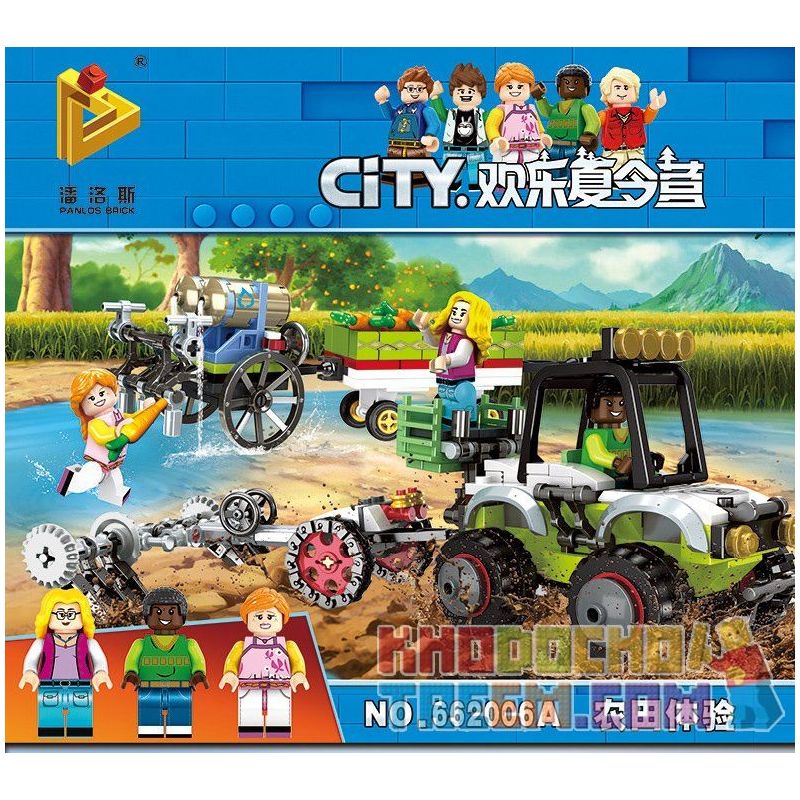 PanlosBrick 662006A Panlos Brick 662006A Xếp hình kiểu Lego City City Happy Summer Camp Farmland Experience Trải Nghiệm Thú Vị C