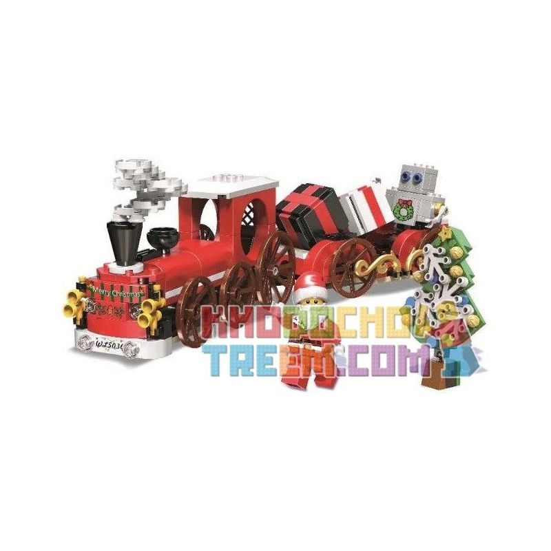 Winner 5036 non  XE LỬA HỘP QUÀ CỦA ÔNG GIÀ NOEL bộ đồ chơi xếp lắp ráp ghép mô hình Seasonal WHITE CHRISTMAS Mùa Lễ Hội 345 khối Winner 5036 non  XE LỬA HỘP QUÀ CỦA ÔNG GIÀ NOEL bộ đồ chơi xếp lắp ráp ghép mô hình Seasonal WHITE CHRISTMAS Mùa Lễ Hội 345 khối