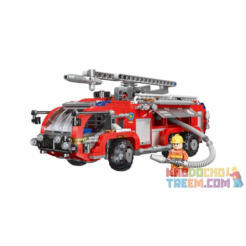 XINGBAO XB-03028 03028 XB03028 non  XE CHỮA CHÁY SÂN BAY bộ đồ chơi xếp lắp ráp ghép mô hình Fire Rescure AIR PORT CRASH TRUCK Cứu Hỏa 757 khối XINGBAO XB-03028 03028 XB03028 non  XE CHỮA CHÁY SÂN BAY bộ đồ chơi xếp lắp ráp ghép mô hình Fire Rescure AIR PORT CRASH TRUCK Cứu Hỏa 757 khối