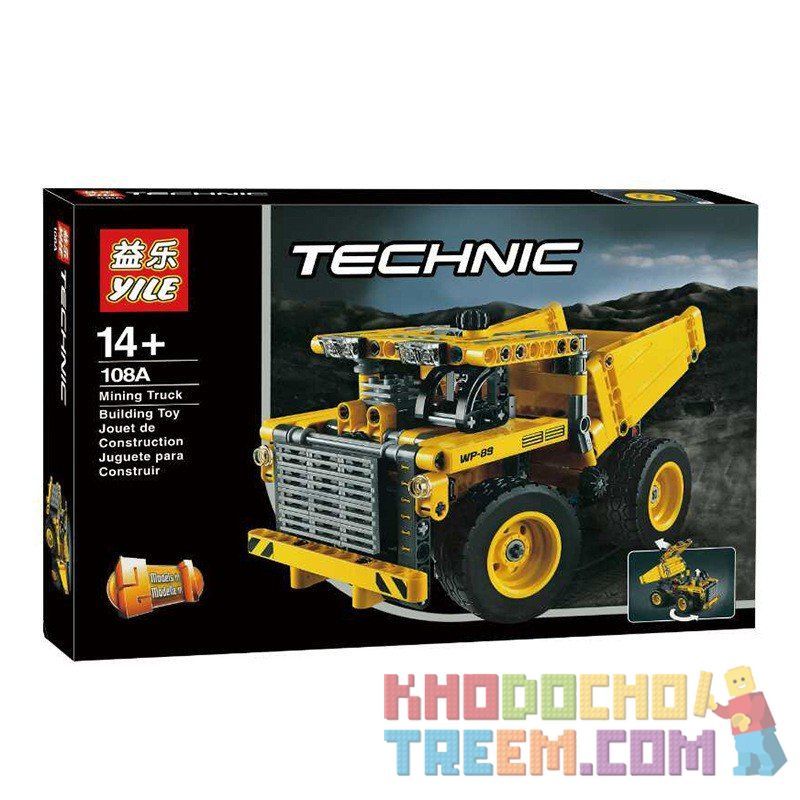 NOT  MINING TRUCK 42035 JISI 3363 LELE 38002 MouldKing 13016 Mould King 13016 QIAO LE TONG 5351 YILE 108A xếp lắp ráp ghép mô hình 2 DẠNG XE TẢI KHU MỎ BEN VÀ ỦI KHAI THÁC  Kỹ Thuật Công Nghệ Cao Mô Hình Phương Tiện 362 khối