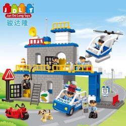 JUN DA LONG TOYS JDLT 5136A Xếp hình kiểu    Defeating Fugitives Đánh Bại Kẻ Đào Tẩu 92 khối