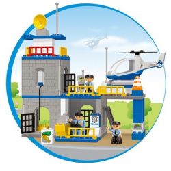 JUN DA LONG TOYS JDLT 5136A Xếp hình kiểu    Defeating Fugitives Đánh Bại Kẻ Đào Tẩu 92 khối