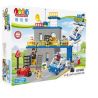 JUN DA LONG TOYS JDLT 5136A Xếp hình kiểu    Defeating Fugitives Đánh Bại Kẻ Đào Tẩu 92 khối