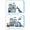 JUN DA LONG TOYS JDLT 5136A Xếp hình kiểu    Defeating Fugitives Đánh Bại Kẻ Đào Tẩu 92 khối