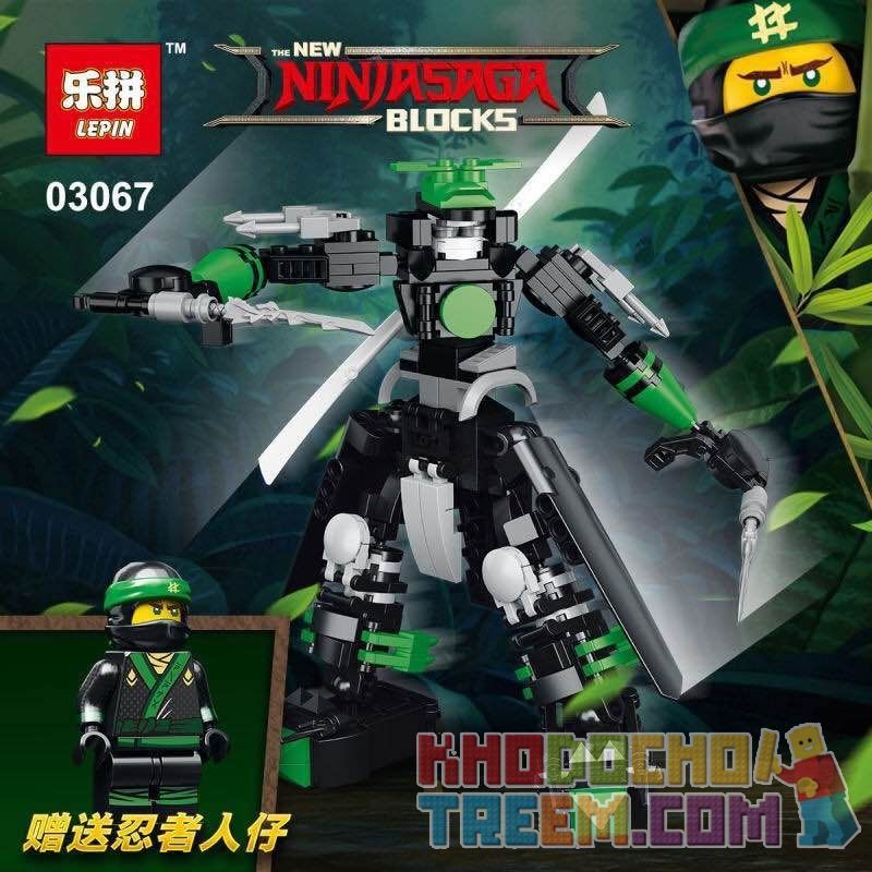 LEPIN A B C D Xếp hình kiểu The Lego Ninjago Movie The New Ninjasaga