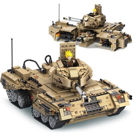 PanlosBrick 635014 Panlos Brick 635014 non  XE THIẾT GIÁP QUÂN SỰ HUMMER bộ đồ chơi xếp lắp ráp ghép mô hình Gun Strike GUNSTRIKE Đấu Súng 448 khối