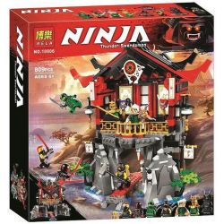 NOT The Lego Ninjago Movie 70643 Temple Of Resurrection The Resurrection  Temple Of The Demon King Of Garmadu , Bela 10806 Lari 10806 LELE 31121  LEPIN 06078 Xếp hình Đền Phục Sinh giá sốc rẻ nhất