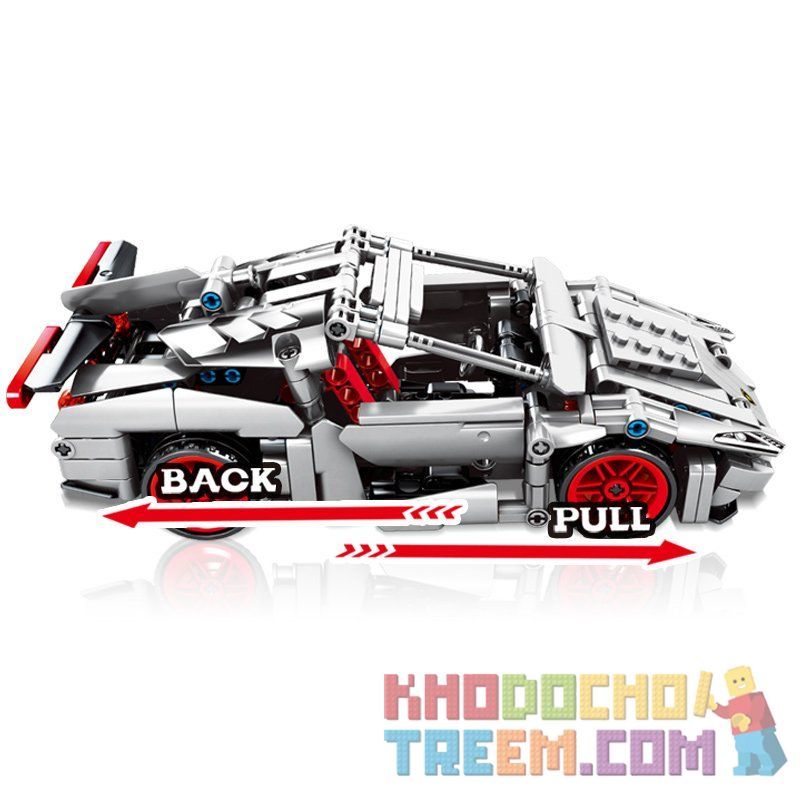 SEMBO 701400 non  SIÊU XE THỂ THAO bộ đồ chơi xếp lắp ráp ghép mô hình  LAMBERGHINI VENANO Kỹ Thuật Công Nghệ Cao Mô Hình Phương Tiện 369 khối