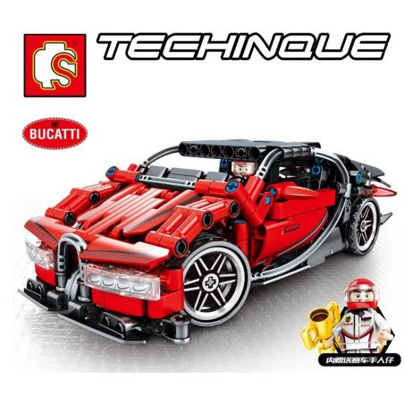 SEMBO 701401 non  SIÊU XE TỐI THƯỢNG bộ đồ chơi xếp lắp ráp ghép mô hình  BUCATTI CHIRON Kỹ Thuật Công Nghệ Cao Mô Hình Phương Tiện 422 khối