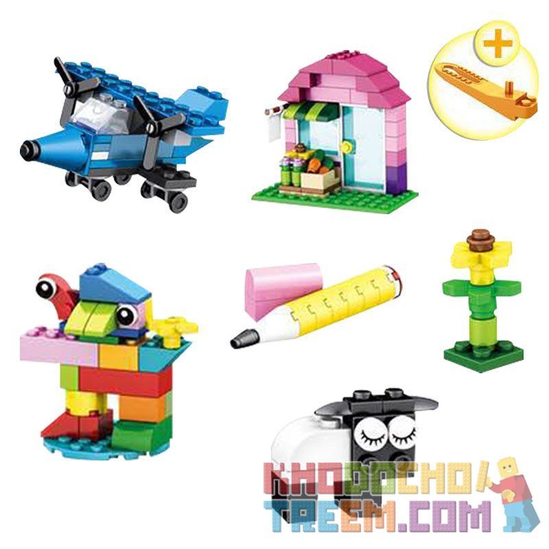 Lepin 42009 Sheng Yuan SY 962 SY962 Xếp hình kiểu LEGO Classic Creative Bricks Khối Sáng Tạo gồm 2 hộp nhỏ 304 khối Lepin 42009 Sheng Yuan SY 962 SY962 Xếp hình kiểu LEGO Classic Creative Bricks Khối Sáng Tạo gồm 2 hộp nhỏ 304 khối