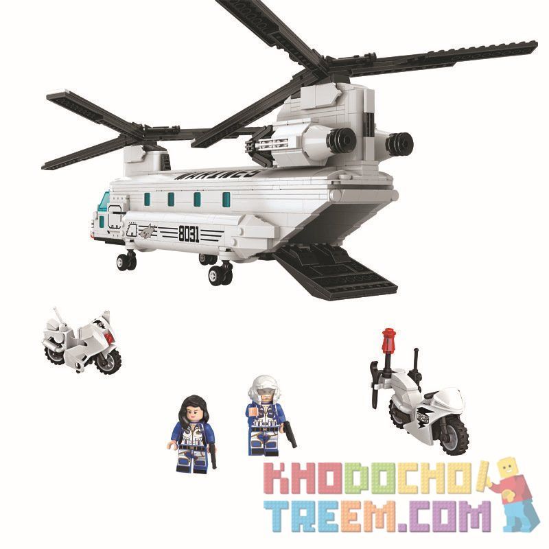 Winner 8031 non  MÁY BAY QUÂN SỰ MARINES bộ đồ chơi xếp lắp ráp ghép mô hình Thunder Air Force THUNDER AIR FORCE CH-47 HELICOPTER Không Quân Sấm Sét 830 khối Winner 8031 non  MÁY BAY QUÂN SỰ MARINES bộ đồ chơi xếp lắp ráp ghép mô hình Thunder Air Force THUNDER AIR FORCE CH-47 HELICOPTER Không Quân Sấm Sét 830 khối