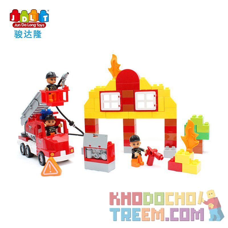 JUN DA LONG TOYS JDLT 5153A Xếp hình kiểu    High-rise Rescue Cuộc Giải Cứu Nguy Kịch 70 khối