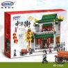 XINGBAO XB-01023 01023 XB01023 non  TIỆM CẦM ĐỒ TRUNG HOA bộ đồ chơi xếp lắp ráp ghép mô hình Chinatown BANKS Khu Phố Tàu 2955 khối