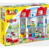 JUN DA LONG TOYS JDLT 5176A Xếp hình kiểu    Look After Patients Chăm Sóc Bệnh Nhân Ở Trạm Y Tế 130 khối