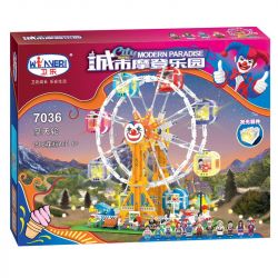 Winner 7036 Xếp hình kiểu Lego City Modern Paradise Ferris Wheel Đu Quay Bánh Xe Khổng Lồ 1506 khối