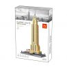 WANGE 5212 non  TÒA NHÀ CHỌC TRỜI NEW YORK bộ đồ chơi xếp lắp ráp ghép mô hình Architecture THE EMPIRE STATE BUILDING OF NEWYORK Công Trình Kiến Trúc 1938 khối