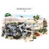 PanlosBrick 631008 Panlos Brick 631008 non  XE TĂNG ĐẦU PHÁO HỦY DIỆT bộ đồ chơi xếp lắp ráp ghép mô hình Justice Action Thi Hành Công Lý 1735 khối