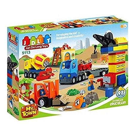 JUN DA LONG TOYS JDLT 5113A Xếp hình kiểu    Projects For City In Future Dự Án Cho Thành Phố Tương Lai 98 khối
