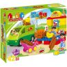 JUN DA LONG TOYS JDLT 5221A Xếp hình kiểu    Go To Market With Puppy Đi Siêu Thị Với Cún Cưng 42 khối