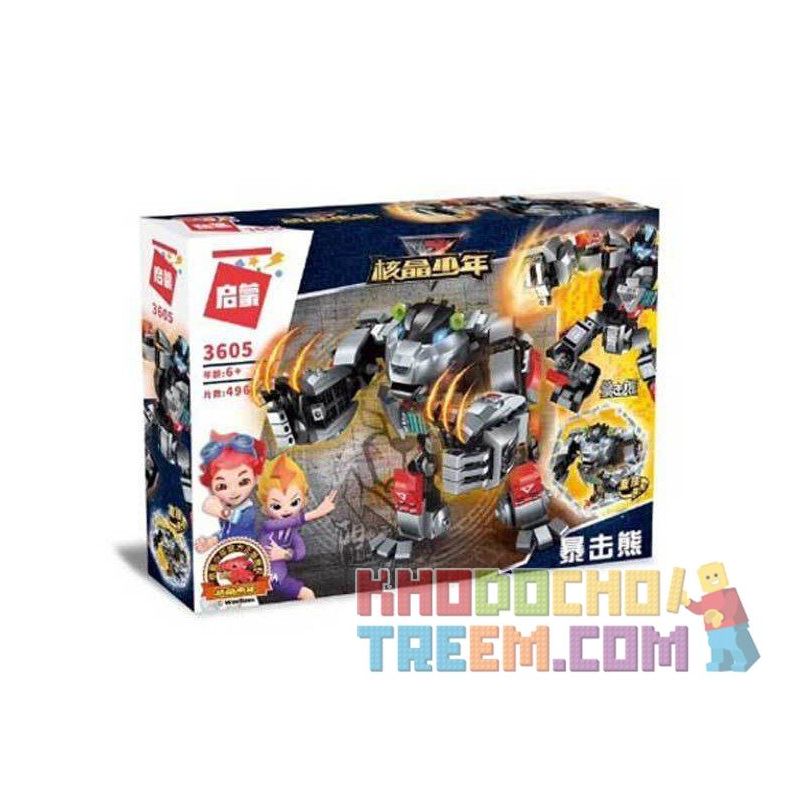 Enlighten 3601 3602 3603 3604 3605 Qman 3601 3602 3603 3604 3605 non  ROBOT BIẾN HÌNH bộ đồ chơi xếp lắp ráp ghép mô hình Transformers Robot Đại Chiến Người Máy Biến Hình 1467 khối