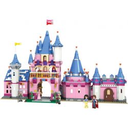 Winner 5006 Xếp hình kiểu Lego SNOW WHITE PRINCESS Wei Le Snow Princess Castle Lâu đài Của Công Chúa Và Hoàng Tử 900 khối