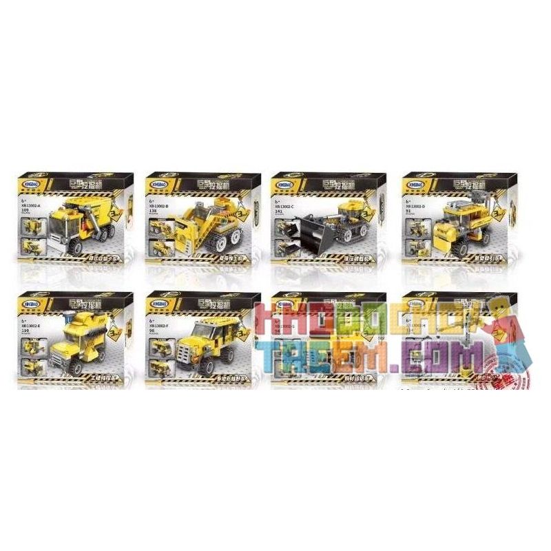 XINGBAO XB-13002 13002 XB13002 non  CÁC MẪU PHƯƠNG TIỆN CÔNG TRÌNH bộ đồ chơi xếp lắp ráp ghép mô hình Creator 3 In 1 GIANT EXCAVATOR Sáng Tạo Với 3 Mẫu 899 khối