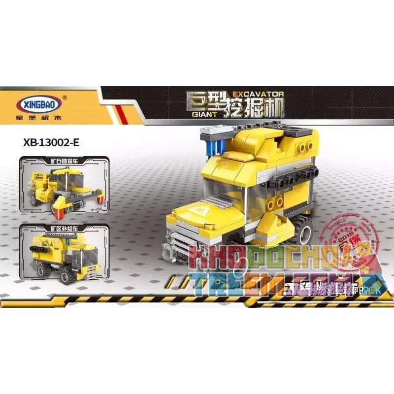 XINGBAO XB-13002 13002 XB13002 non  CÁC MẪU PHƯƠNG TIỆN CÔNG TRÌNH bộ đồ chơi xếp lắp ráp ghép mô hình Creator 3 In 1 GIANT EXCAVATOR Sáng Tạo Với 3 Mẫu 899 khối