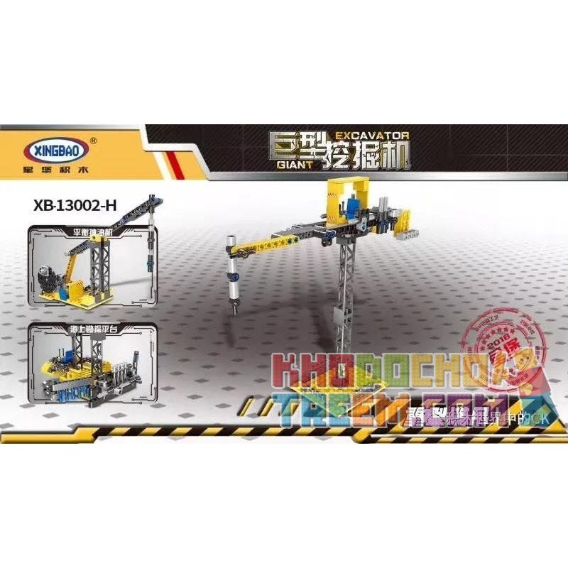 XINGBAO XB-13002 13002 XB13002 non  CÁC MẪU PHƯƠNG TIỆN CÔNG TRÌNH bộ đồ chơi xếp lắp ráp ghép mô hình Creator 3 In 1 GIANT EXCAVATOR Sáng Tạo Với 3 Mẫu 899 khối