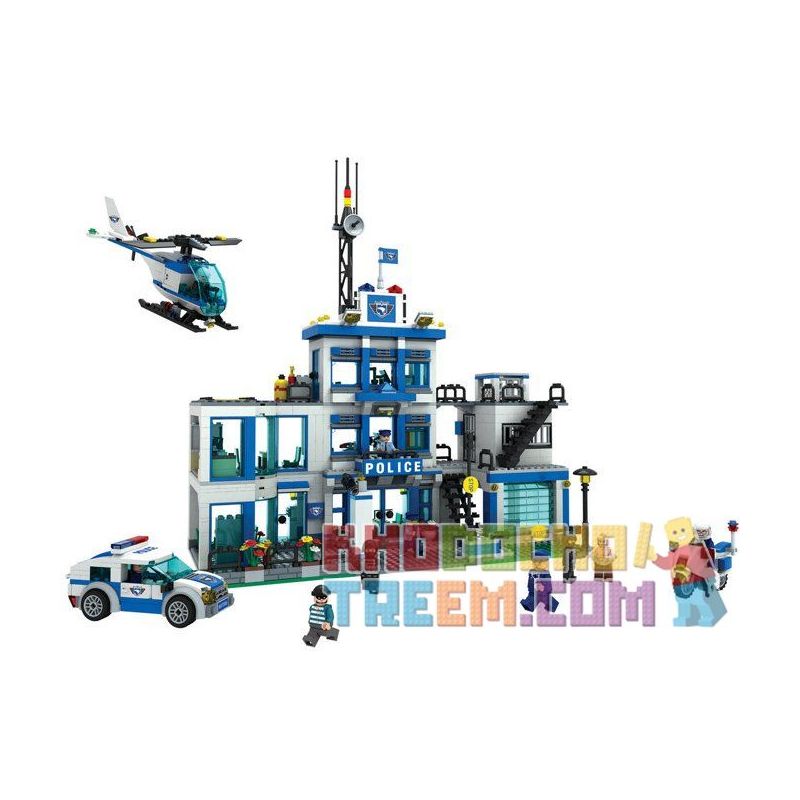 Winner 7006 Xếp hình kiểu Lego City Police Urban Police Police Headquarters Trụ Sở Cảnh Sát Thành Phố 1208 khối Winner 7006 Xếp hình kiểu Lego City Police Urban Police Police Headquarters Trụ Sở Cảnh Sát Thành Phố 1208 khối