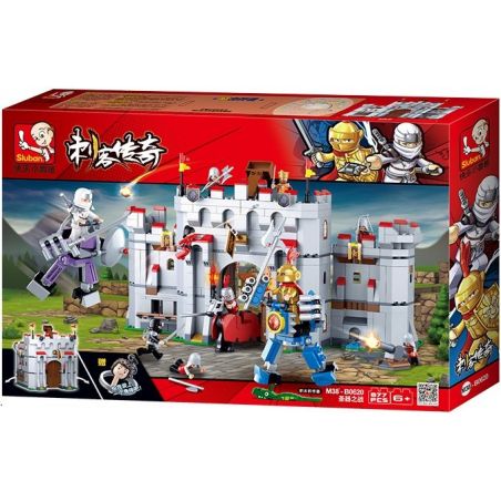 SLUBAN M38-B0620 B0620 0620 M38B0620 38-B0620 non  TRẬN CHIẾN CỦA NINJA SÁT THỦ bộ đồ chơi xếp lắp ráp ghép mô hình Legend Warriors Chiến Binh Huyền Thoại 877 khối