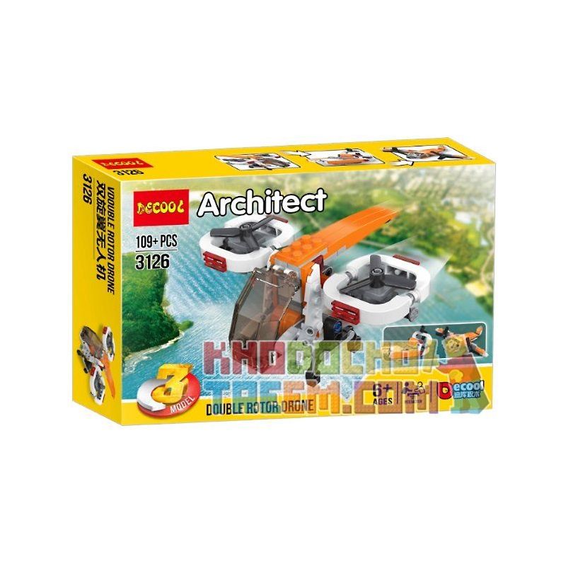 NOT Lego DRONE EXPLORER 31071 JISI 3126 Bela Lari 11042 LEPIN 24038 xếp lắp ráp ghép mô hình MÁY BAY THÁM HIỂM NHÀ KHÔNG NGƯỜI LÁI Creator Sáng Tạo 109 khối