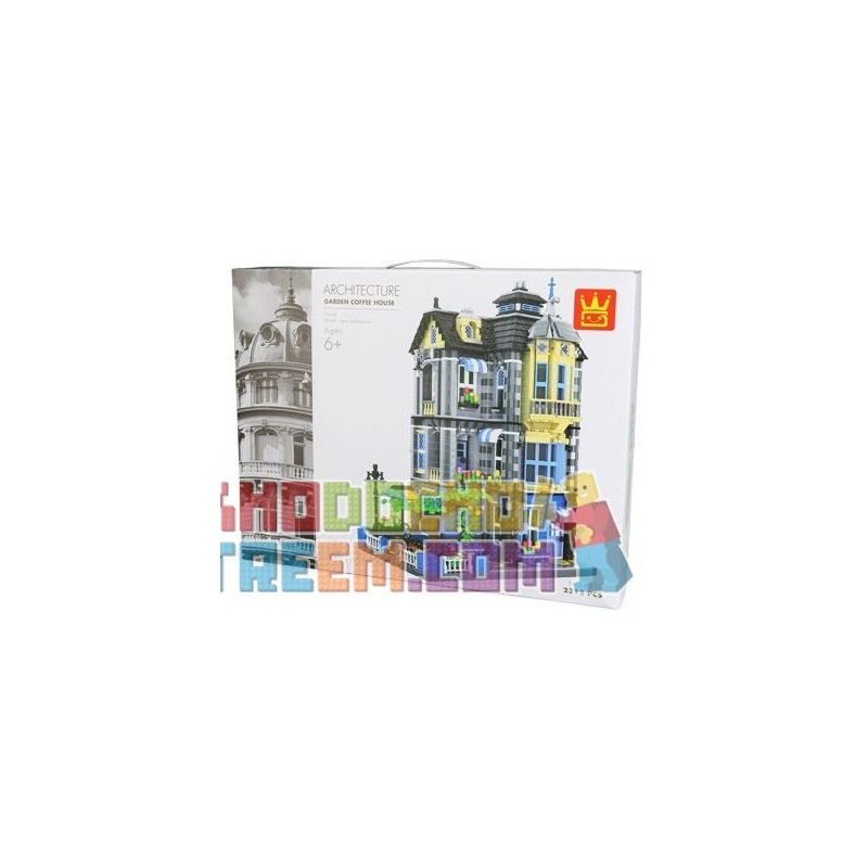 WANGE 6310 non  QUÁN CAFE bộ đồ chơi xếp lắp ráp ghép mô hình Modular Buildings GARDEN COFFEE HOUSE Mô Hình Nhà Cửa 2313 khối WANGE 6310 non  QUÁN CAFE bộ đồ chơi xếp lắp ráp ghép mô hình Modular Buildings GARDEN COFFEE HOUSE Mô Hình Nhà Cửa 2313 khối