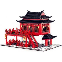 WANGE 6312 non  KHÁCH SẠN CỔ bộ đồ chơi xếp lắp ráp ghép mô hình Modular Buildings CHINA ANCIENT HOTEL Mô Hình Nhà Cửa 2038 khối WANGE 6312 non  KHÁCH SẠN CỔ bộ đồ chơi xếp lắp ráp ghép mô hình Modular Buildings CHINA ANCIENT HOTEL Mô Hình Nhà Cửa 2038 khối