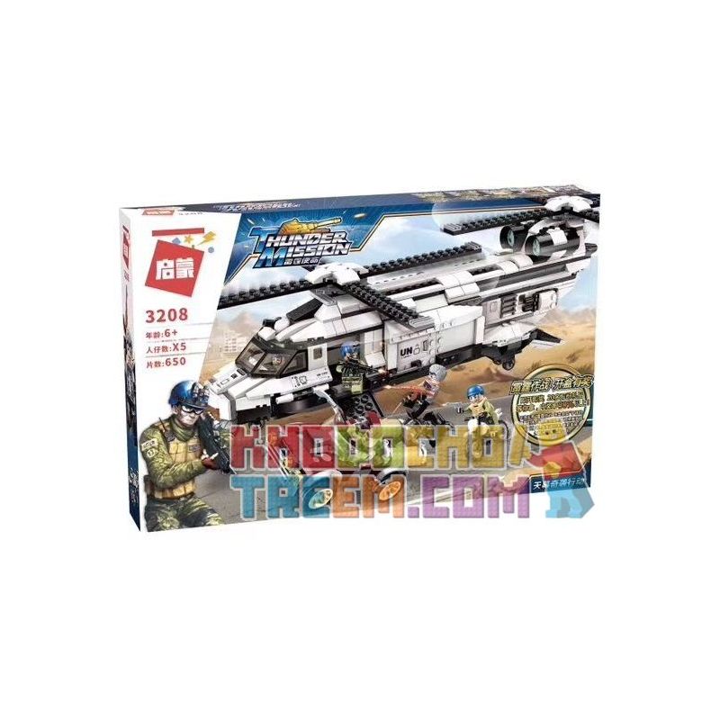Enlighten 3208 Qman 3208 non  ĐÁNH CHẶN TÊN KHỦNG BỐ BẰNG TRỰC THĂNG CỦA QUÂN ĐỘI LIÊN HỢP QUỐC bộ đồ chơi xếp lắp ráp ghép mô hình Thunder Mission THUNDERMISSION Nhiệm Vụ Sấm Sét 650 khối Enlighten 3208 Qman 3208 non  ĐÁNH CHẶN TÊN KHỦNG BỐ BẰNG TRỰC THĂNG CỦA QUÂN ĐỘI LIÊN HỢP QUỐC bộ đồ chơi xếp lắp ráp ghép mô hình Thunder Mission THUNDERMISSION Nhiệm Vụ Sấm Sét 650 khối