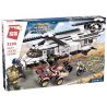 Enlighten 3208 Qman 3208 non  ĐÁNH CHẶN TÊN KHỦNG BỐ BẰNG TRỰC THĂNG CỦA QUÂN ĐỘI LIÊN HỢP QUỐC bộ đồ chơi xếp lắp ráp ghép mô hình Thunder Mission THUNDERMISSION Nhiệm Vụ Sấm Sét 650 khối