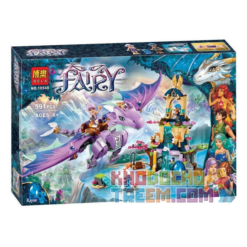 NOT Lego ELVES 41178 The Dragon Sanctuary Elf Feilong Reserve , Bela 10549 Lari 10549 Xếp hình Thánh địa Của Rồng 585 khối NOT Lego ELVES 41178 The Dragon Sanctuary Elf Feilong Reserve , Bela 10549 Lari 10549 Xếp hình Thánh địa Của Rồng 585 khối