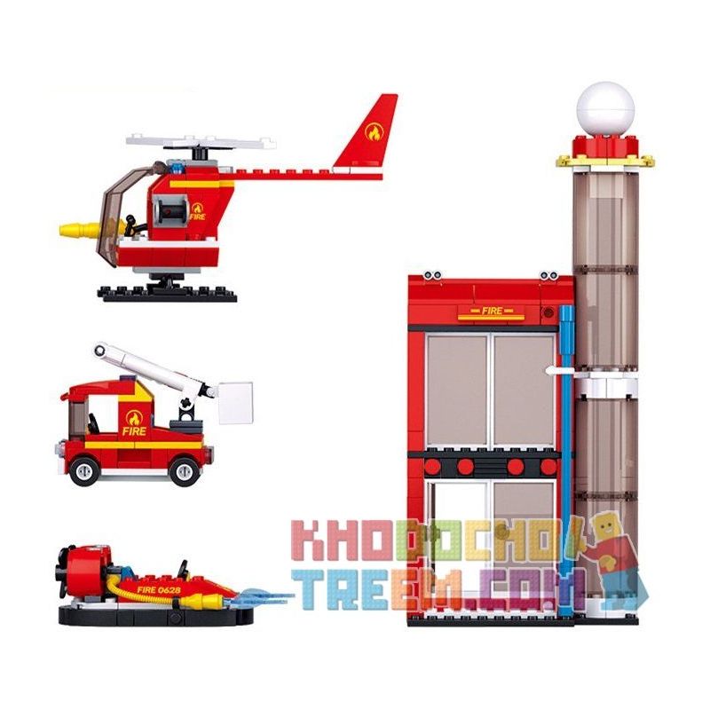 SLUBAN M38-B068 B068 M38B068 38-B068 Xếp hình kiểu  CITY Biệt đội Cứu Hỏa 425 khối SLUBAN M38-B068 B068 M38B068 38-B068 Xếp hình kiểu  CITY Biệt đội Cứu Hỏa 425 khối