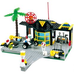 Enlighten 111 Qman 111 Xếp hình kiểu Lego TOWN Emergency Response Center Speedboat Terminal Save Center Trung Tâm Ứng Phó Khẩn Cấp 423 khối