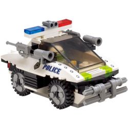 Enlighten 129 Qman 129 Xếp hình kiểu Lego WORLD CITY Police HQ Police Department Explosion-proof Polish Trung Tâm Cảnh Sát 422 khối