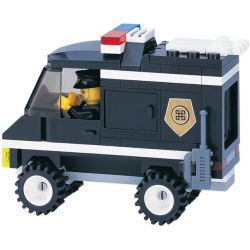 Enlighten 129 Qman 129 Xếp hình kiểu Lego WORLD CITY Police HQ Police Department Explosion-proof Polish Trung Tâm Cảnh Sát 422 khối