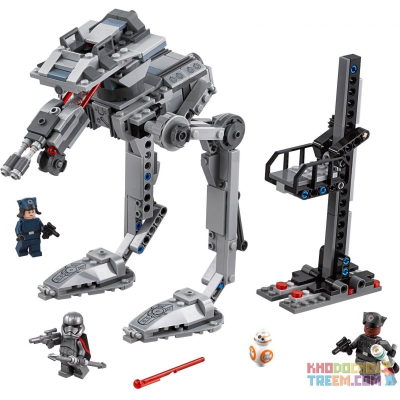 NOT Lego FIRST ORDER AT-ST 75201 Bela 10912 Lari 10912 xếp lắp ráp ghép mô hình ROBOT DO THÁM AT-ST ĐƠN HÀNG ĐẦU TIÊN Star Wars Chiến Tranh Giữa Các Vì Sao 370 khối