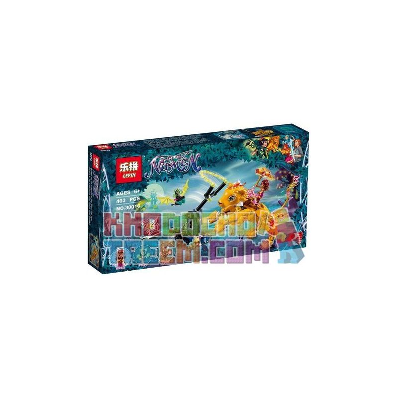 NOT Lego AZARI & THE FIRE LION CAPTURE 41192 LEPIN 30016 xếp lắp ráp ghép mô hình AZARI VÀ CHÚ SƯ TỬ LỬA & VIỆC BẮT Elves Thế Giới Phép Thuật 360 khối