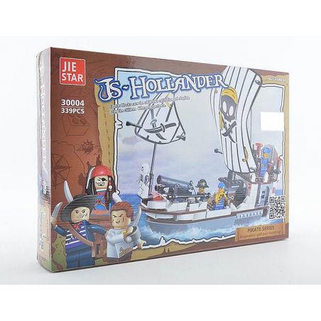 JIE STAR 30004 Xếp hình kiểu  PIRATES OF THE CARIBBEAN Hollander Ship Thuyền Cướp Biển Hà Lan 339 khối