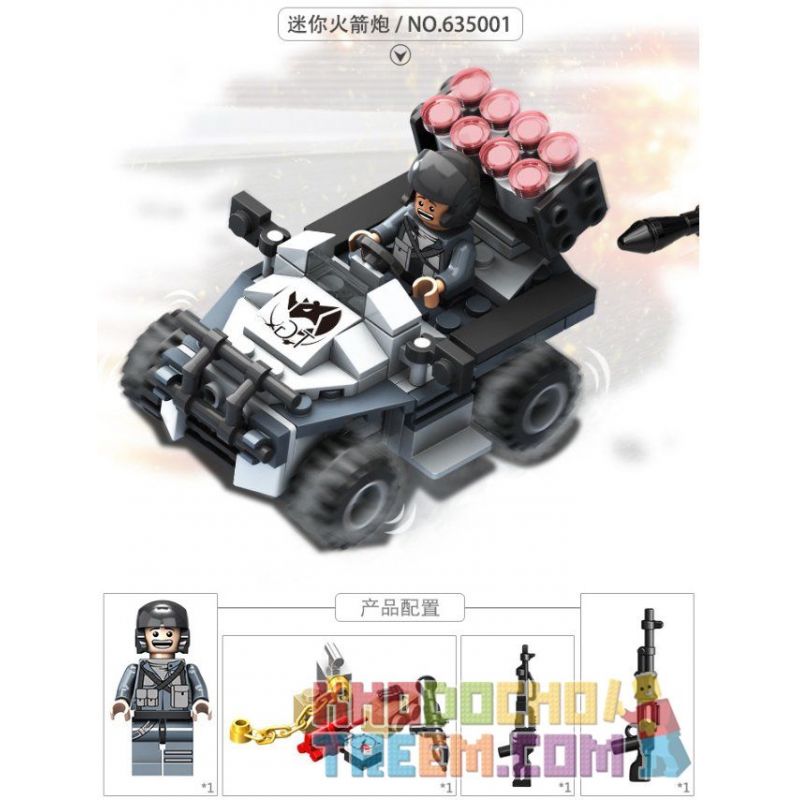 PanlosBrick 635001 635002 635003 635004 635005 Panlos Brick 635001 635002 635003 635004 635005 non  ĐỘT KÍCH CHỐNG KHỦNG BỐ SÚNG PHÓNG TÊN LỬA NHỎ bộ đồ chơi xếp lắp ráp ghép mô hình Gun Strike GUNSTRIKE Đấu Súng 130 khối