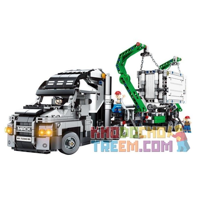 SEMBO 703940 non Lego XE TẢI CHỞ HÀNG bộ đồ chơi xếp lắp ráp ghép mô hình Technic TECHNIQUE Kỹ Thuật Công Nghệ Cao Mô Hình Phương Tiện 1202 khối