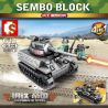 SEMBO 101213 101214 101215 101216 non  4 XE TĂNG KẾT HỢP THÀNH 1 LỚN bộ đồ chơi xếp lắp ráp ghép mô hình Empires Of Steel Đế Chế Thép 957 khối