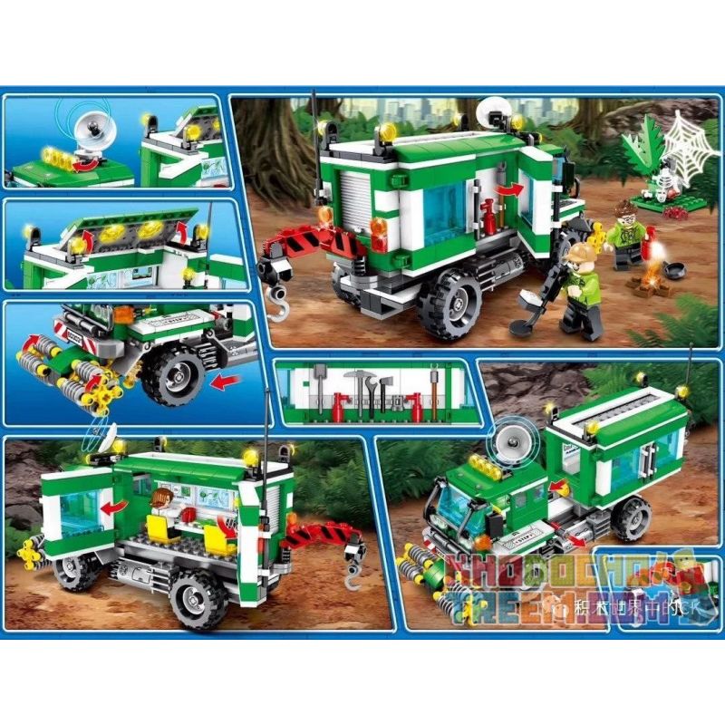 SEMBO 603031 non  XE NGHIÊN CỨU KHU RỪNG bộ đồ chơi xếp lắp ráp ghép mô hình Rescue Team Đội Cứu Hộ 528 khối SEMBO 603031 non  XE NGHIÊN CỨU KHU RỪNG bộ đồ chơi xếp lắp ráp ghép mô hình Rescue Team Đội Cứu Hộ 528 khối