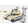 JIE STAR 29018 Xếp hình kiểu  MILITARY ARMY Russian T-90 Main Battle Tank Xe Tăng Nga T90 1193 khối