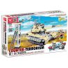 JIE STAR 29018 Xếp hình kiểu  MILITARY ARMY Russian T-90 Main Battle Tank Xe Tăng Nga T90 1193 khối